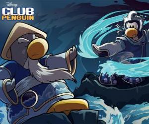 пазл Ninja пингвинов, персонажи знаменитого Club Penguin